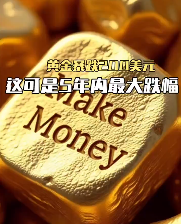 金价大幅下跌，市场波动加剧